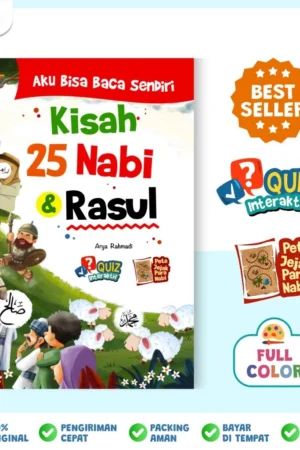 Pustaka Qur'an Sunnah ~ Buku Kisah 25 Nabi & Rasul ~ Buku Islami Cerita Anak Bergambar
